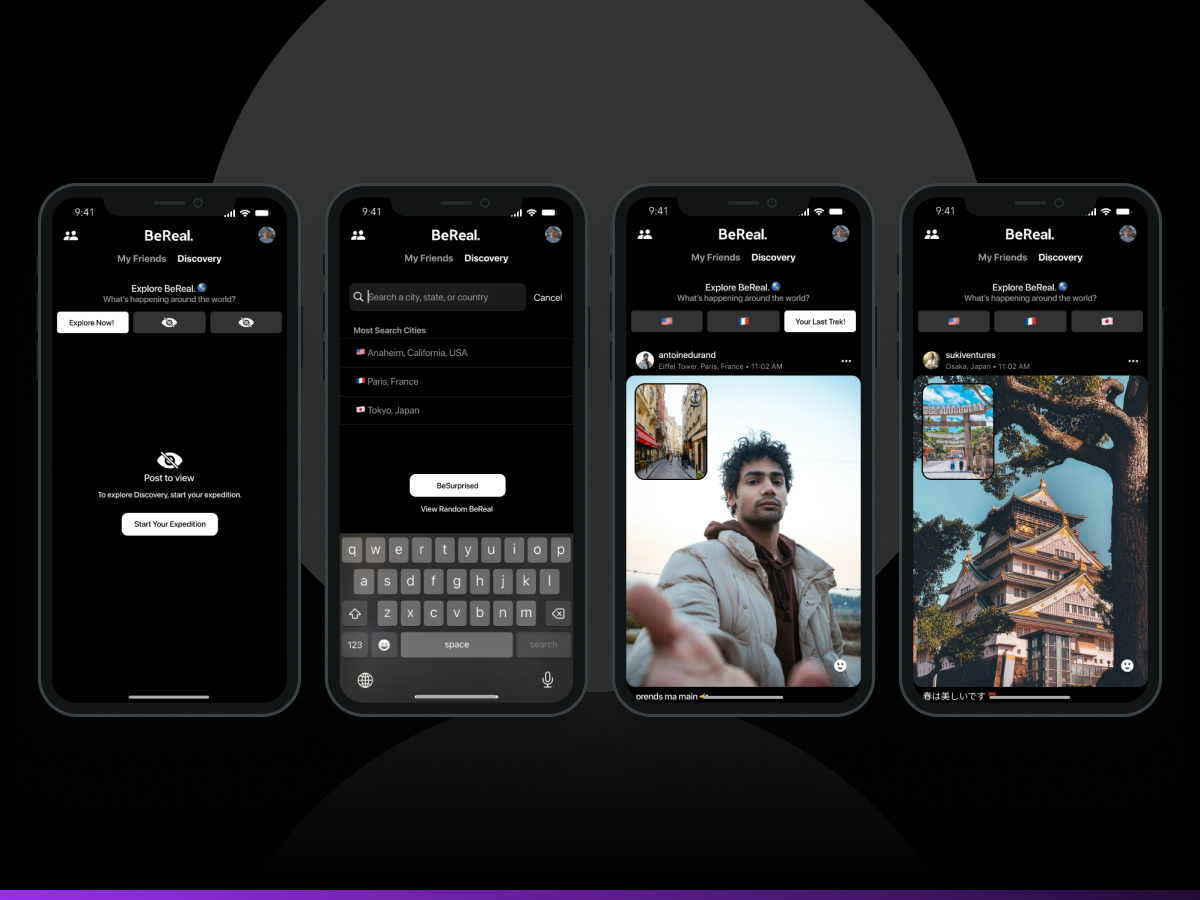 Discovery 2.0: globe interface and country selection