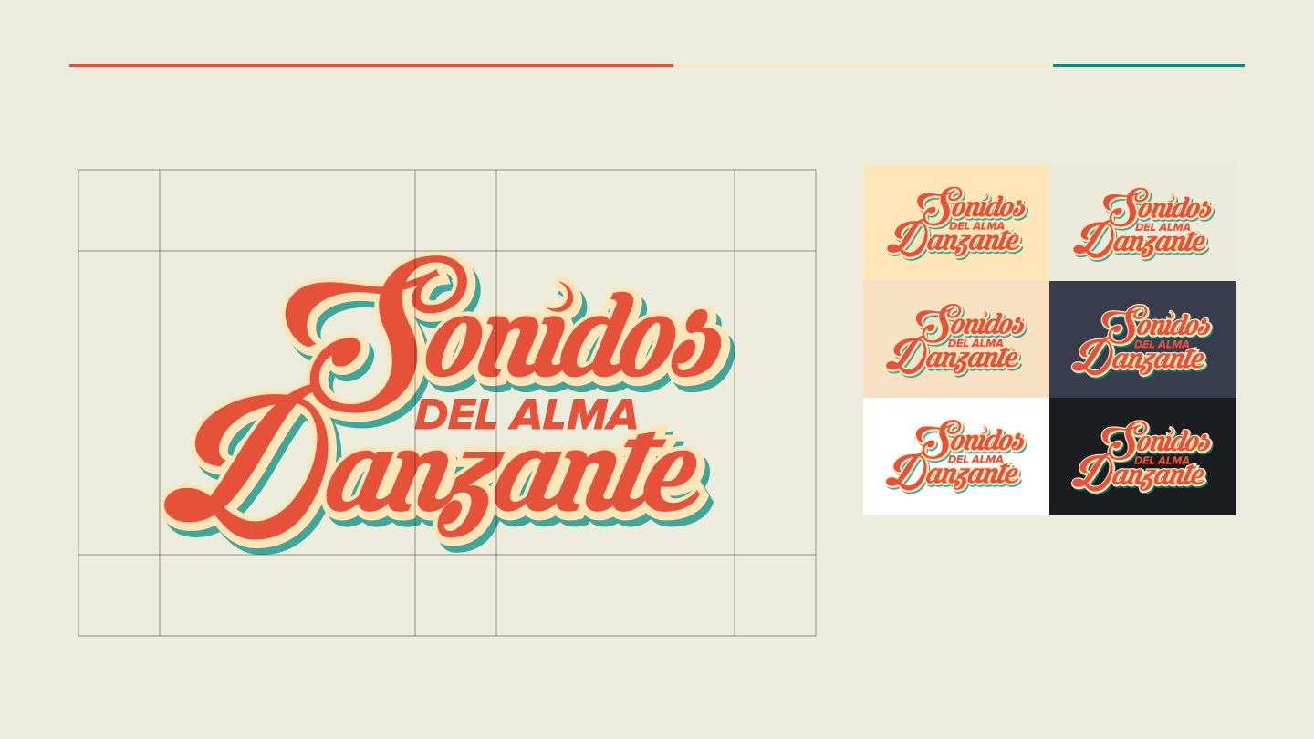 Final logo system: primary, secondary, and third variations with clearspace rules